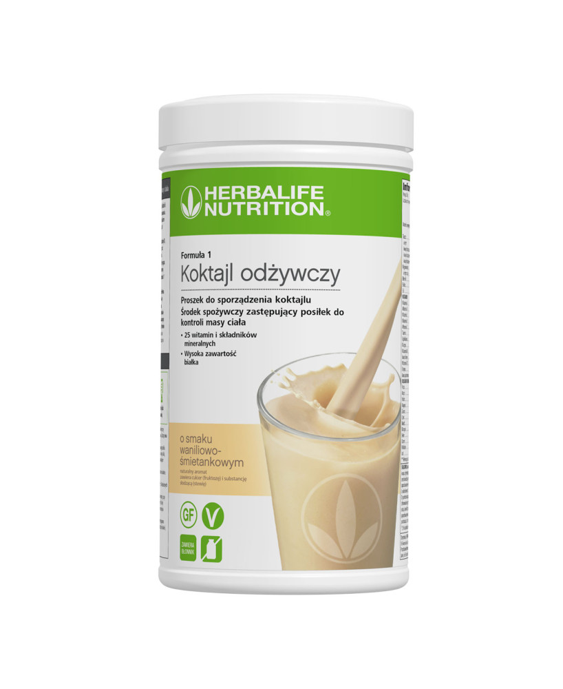 Koktajl Herbalife F1 - Smak: Waniliowo-śmietankowy 550g