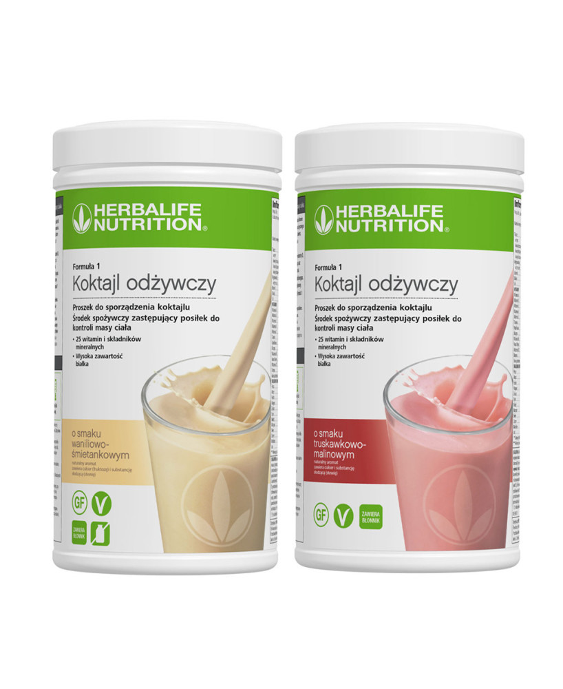 Zestaw 2x Koktajl Formuła 1 (550g) - smaki do wyboru
